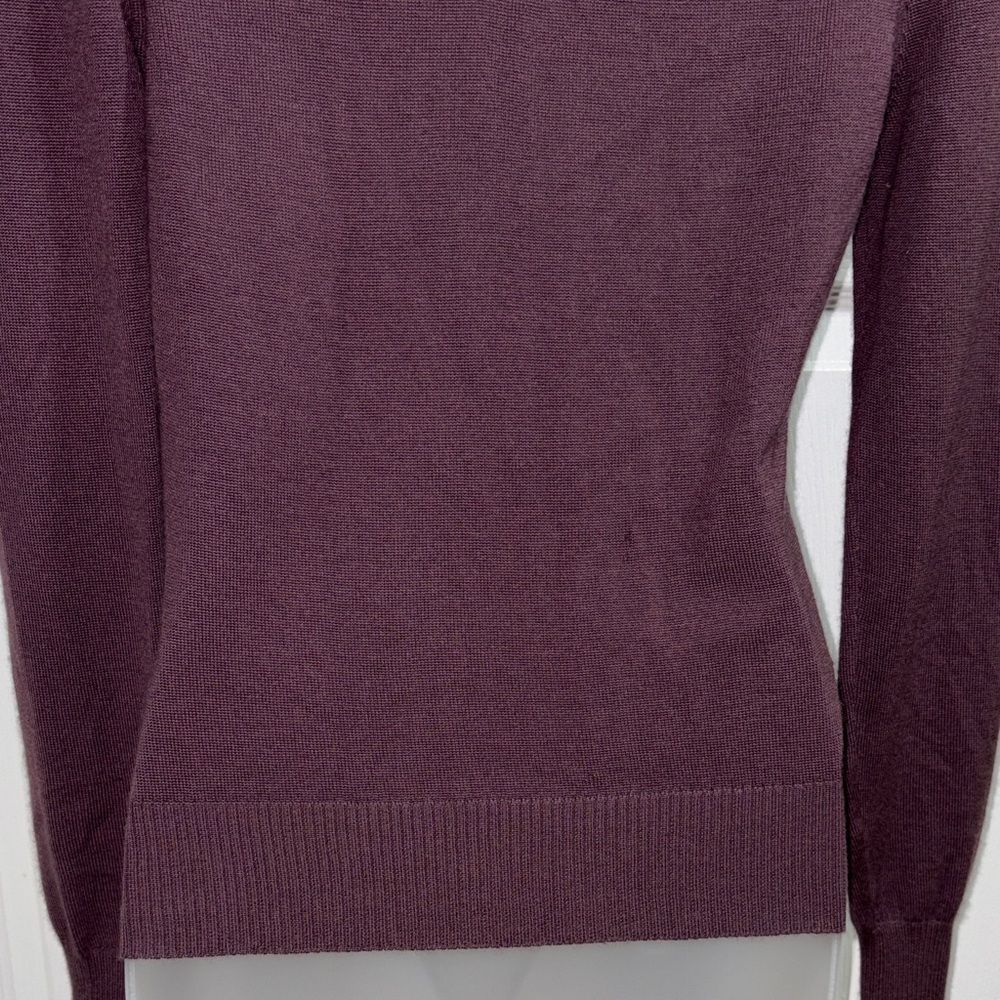 Authentic Celine 100% Cashmere V-Neck lavender Sweater Size Small - Picture 13 of 17